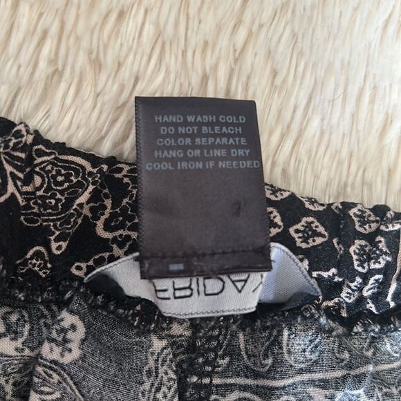 Friday Los Angeles black and white maxi skirt size large - Picture 10 of 16